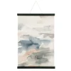 Attitudes Import Abstract Canvas With Rope - Grey* Canvases