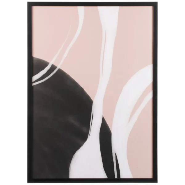 Attitudes Import Abstract Wall Frame - Black & Pink* Plates & Wall Frames