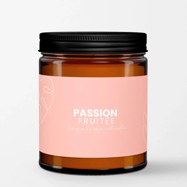 Au Naturel Amber Candle 250 Ml - Fruity Passion* Scented Candles