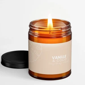 Au Naturel Amber Candle 250 Ml - Vanilla And Coco* Scented Candles