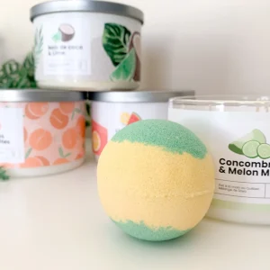 Kozy x Three Wix & CO Bath Bomb - Melon Cucumber* Bath Products