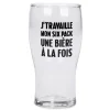 Attitudes Import 2 Beer Glass - Mon Six Pack* Products With Text