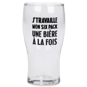 Attitudes Import 2 Beer Glass - Mon Six Pack* Products With Text