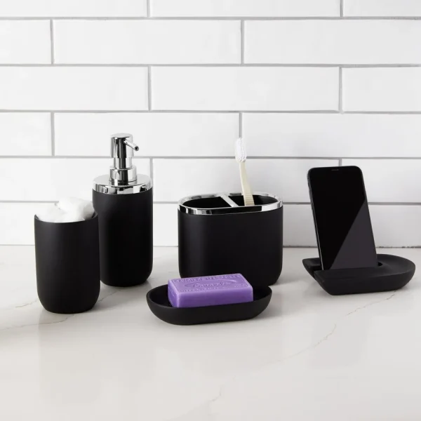Umbra Black Bath Accessories – Junip* Bathroom