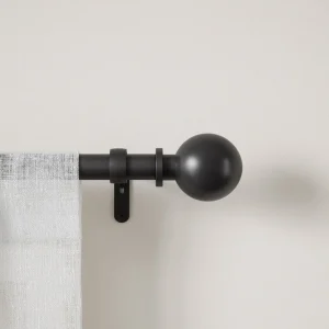 Umbra Black Curtain Rod - Bolas* Poles & Curtains