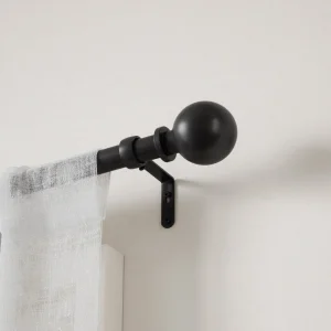 Umbra Black Curtain Rod - Bolas* Poles & Curtains