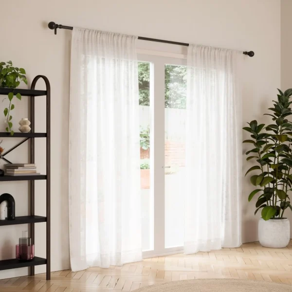 Umbra Black Curtain Rod - Bolas* Poles & Curtains