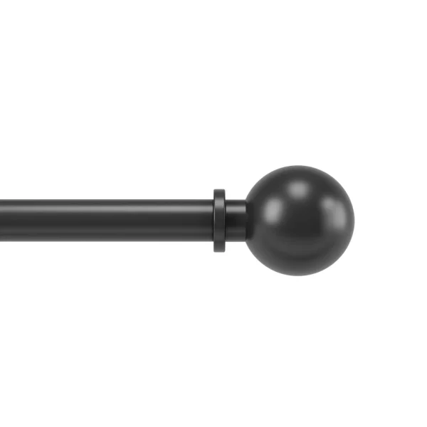 Umbra Black Curtain Rod - Bolas* Poles & Curtains