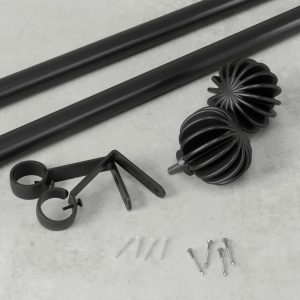 Umbra Black Curtain Rod - Finn* Poles & Curtains
