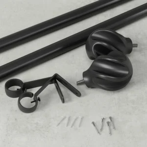 Umbra Black Curtain Rod - Helix* Poles & Curtains