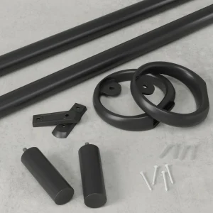 Umbra Black Curtain Rod - Ringlet* Poles & Curtains