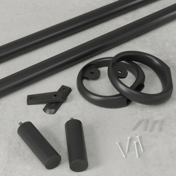 Umbra Black Curtain Rod - Ringlet* Poles & Curtains