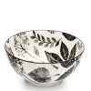 Intercontinental Mercantile Black Flowers Bowl - Kiri* Dishware