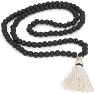 Attitudes Import Black Meditation Beads - 27"* Decorative Objects