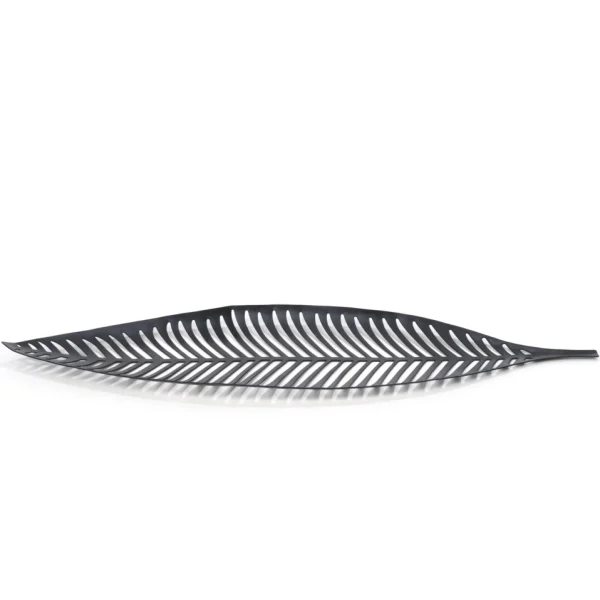 Attitudes Import Black Metal Deco Leaf* Plates, Trays & Containers