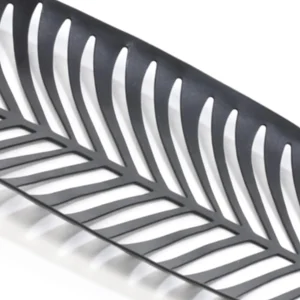 Attitudes Import Black Metal Deco Leaf* Plates, Trays & Containers