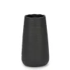 Attitudes Import Black Striated Vase - 6"* Vases & Pots