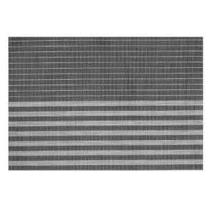 Harman Black Vinyl Placemat - Lined* Tablecloths, Placemats & Napkins