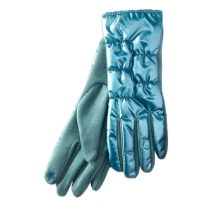 Gift Craft Blue Gloves - Puffy* Scarves, Gloves & Hats