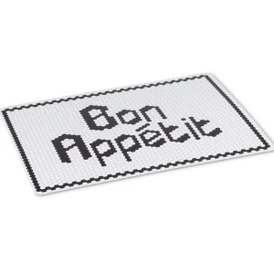 Abbott Bon Appetit Placemat - Black And White* Tablecloths, Placemats & Napkins