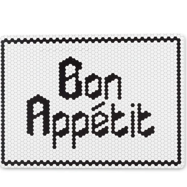 Abbott Bon Appetit Placemat - Black And White* Tablecloths, Placemats & Napkins