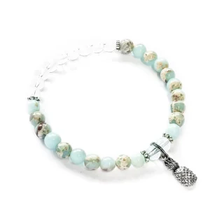 Dhyaan Bracelet With Customizable Charm - Sandy* Bracelets