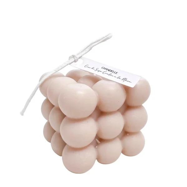 Nostalgia Import Bubble Candle - Beige* Decorative Candles