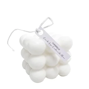 Nostalgia Import Bubble Candle - White* Decorative Candles
