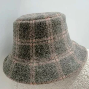 Pathz Bucket Hat - Grey Plaid* Scarves, Gloves & Hats