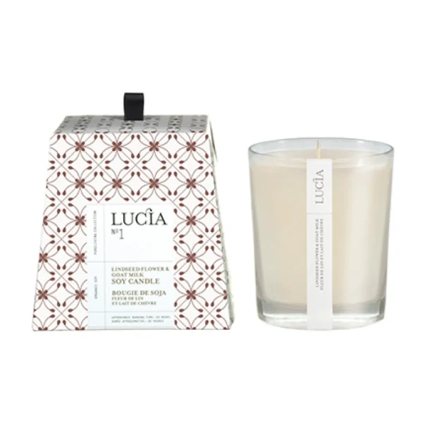 Pure Living Candle 50H - Goat Milk And Linseed Oil* Scented Candles