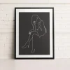Kozy X Oleka Canvas - Black Silhouette* Canvases
