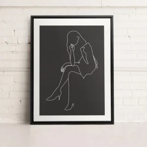 Kozy X Oleka Canvas - Black Silhouette* Canvases
