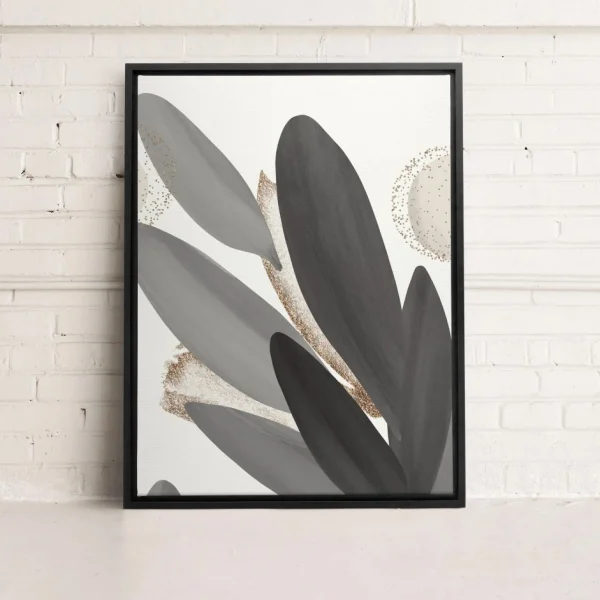 Kozy X Oleka Canvas - Grey Foliage* Canvases