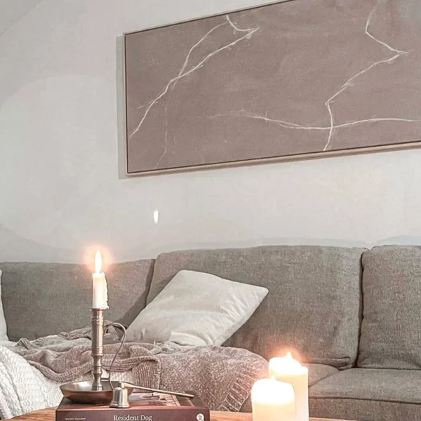 Oleka Canvas Canvas - Mocha Marble* Canvases