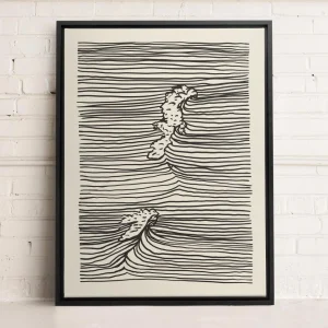 Oleka Canvas Canvas - Wave Lines* Canvases