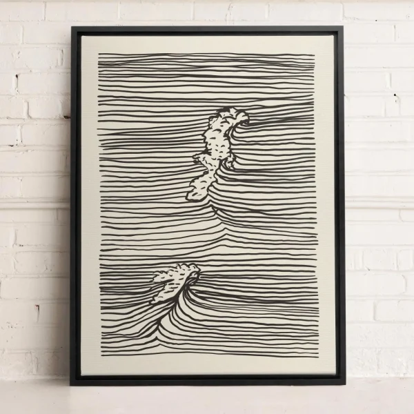 Oleka Canvas Canvas - Wave Lines* Canvases