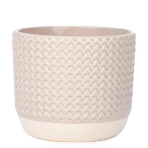 Attitudes Import 2 Ceramic Planter - Beige* Vases & Pots