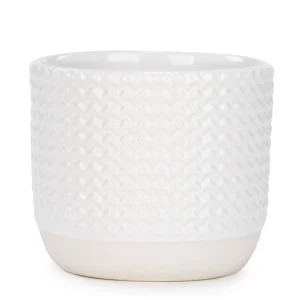 Attitudes Import 2 Ceramic Pot - Glossy White* Vases & Pots