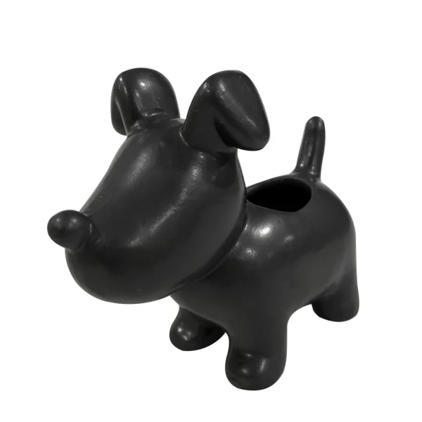 CTG Brands Ceramic Vase - Black Dog* Vases & Pots