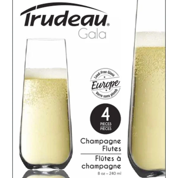 Trudeau Champagne Glass Without Stem - Gala 240 Ml* All For Wine