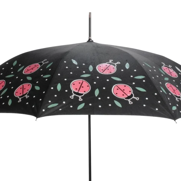 Attitudes Import 2 Color Changing Umbrella - Ladybugs* Umbrellas For Adult