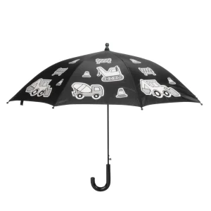 Attitudes Import Color Changing Umbrella For Children - Trucks* Umbrellas For Adult
