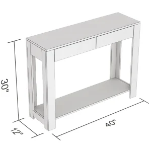 Safdie & Co Console Table With Drawers - .* Tables