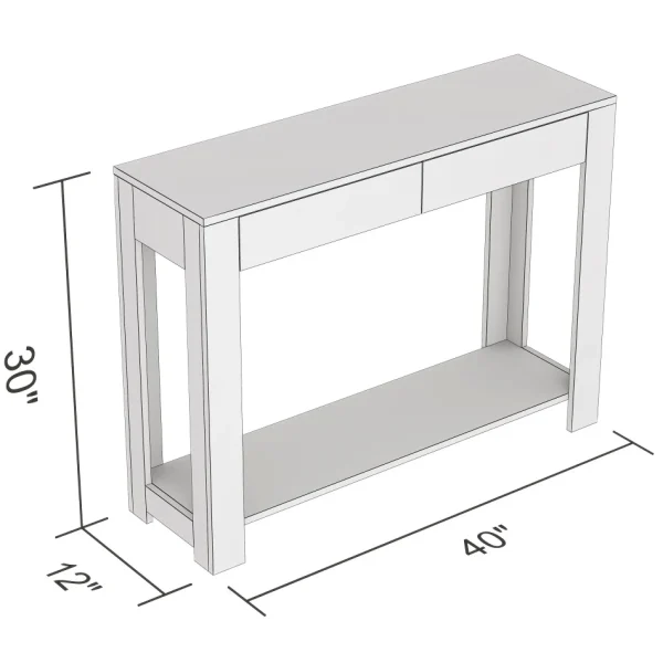 Safdie & Co Console Table With Drawers - .* Tables