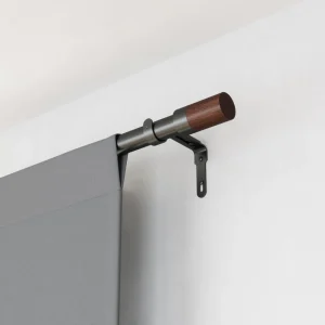 Umbra Dark Grey Curtain Rod - Blok* Poles & Curtains