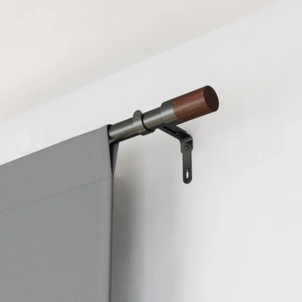 Umbra Dark Grey Curtain Rod - Blok* Poles & Curtains