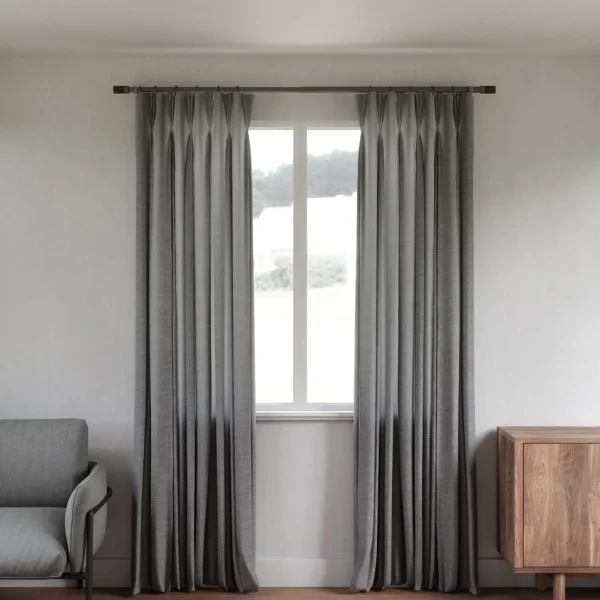 Umbra Dark Grey Curtain Rod - Blok* Poles & Curtains