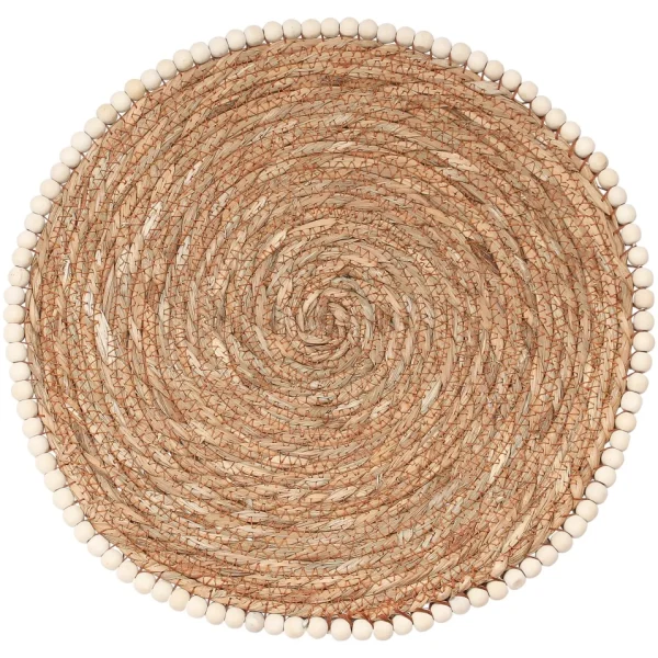 Harman Dark Placemat With Beads - Palma* Tablecloths, Placemats & Napkins
