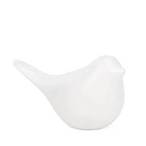 Attitudes Import Decorative Bird - White* Decorative Objects