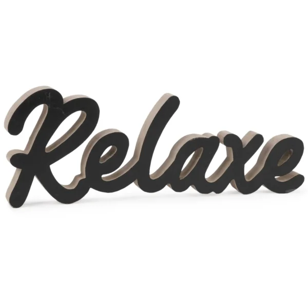 Attitudes Import Decorative "Relaxe" Word* Decorative Objects